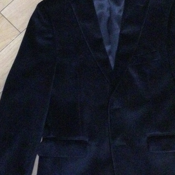 Michael Kors Navy Velvet Sport Coat NEW size 12R Boys GORGEOUS!! - Picture 3 of 10